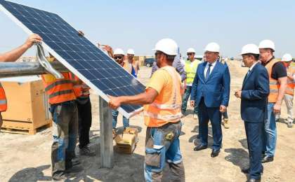 克孜勒奥尔达州一座50兆瓦光伏电站开工