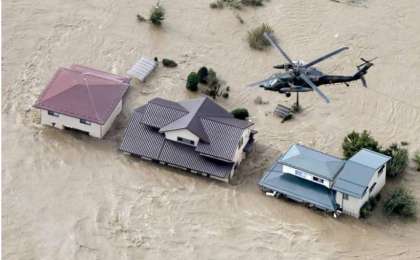 超强台风“海贝思”登陆日本 致19人死亡