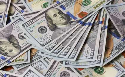 今日终盘汇率：美元兑坚戈1: 386.97