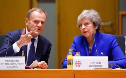 英首相致信欧洲理事会主席 请求将脱欧推迟至6月30日