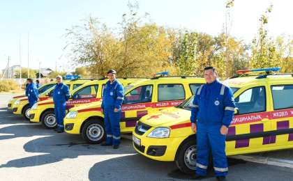 КЫЗЫЛОРДИНСКАЯ ОБЛАСТЬ: МЕДУЧРЕЖДЕНИЯМ ВРУЧЕНЫ КЛЮЧИ ОТ 36 САНИТАРНЫХ АВТОМАШИН