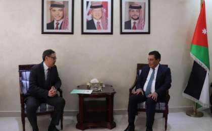 哈萨克斯坦大使会见约旦议长