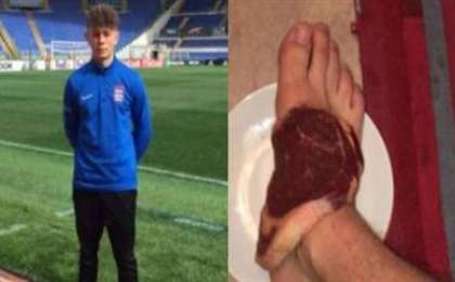 Футболшы командаласын шикі етпен емделуге мәжбүрлеген