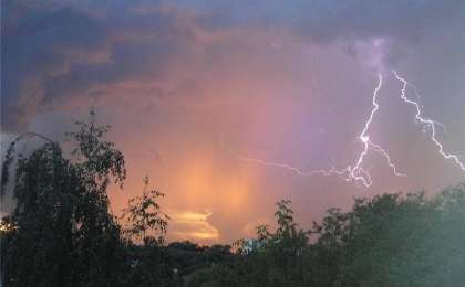 国内四个州发布雷电气象预警