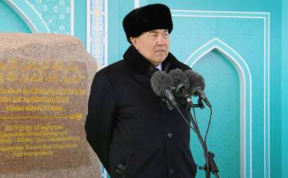 Елбасы Астана қаласында салынатын жаңа мешіттің іргетасын қалау рәсіміне қатысты