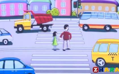 Қазақ тілінен сабақ жоспары: Жаяу жүргіншілерге арналған жол белгілері (5 сынып, III тоқсан )