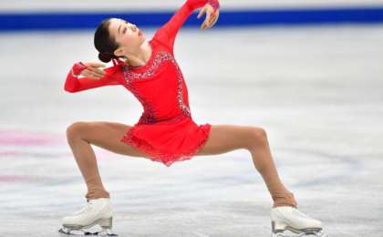 花样滑冰：哈萨克斯坦选手获得上海大奖赛银牌