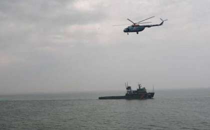 一艘伊朗货轮在里海海域沉没