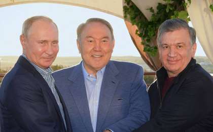 Қазақстан, Ресей және Өзбекстан президенттері Сарыағашта кездесті