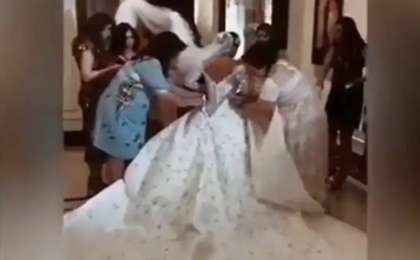 29 миллион теңгенің той көйлегін киген ару көпті таң қалдырды