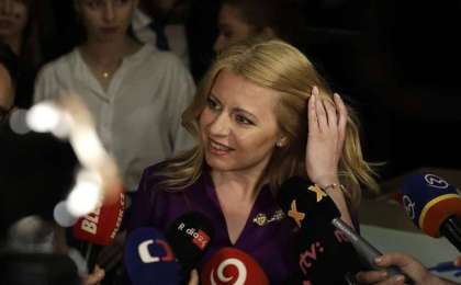 斯洛伐克诞首位女总统