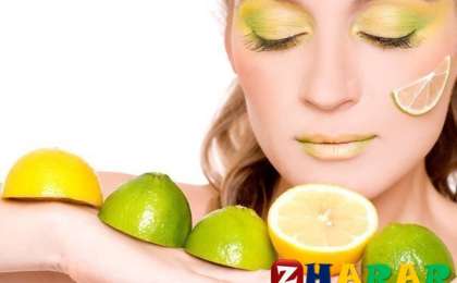 Лимон беттегі қара нүктелерді кетіреді