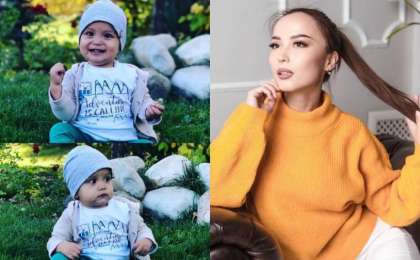 Жұлдыз Өмірғали алғаш рет Айқыннан туған ұлы жайлы айтты