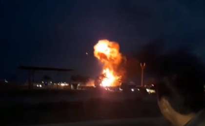 Маңғыстау облысында газ баллоны бар көлік жарылып кетті (видео)