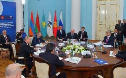 欧亚经济委员会最高理事会会议签署20份文件