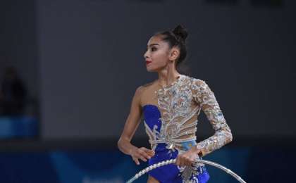 霍隆艺术体操大奖赛：哈萨克斯坦选手摘得铜牌