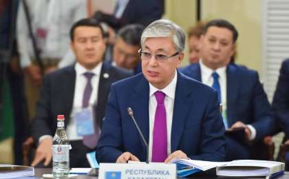 托卡耶夫总统出席欧亚经济委员会最高理事会会议