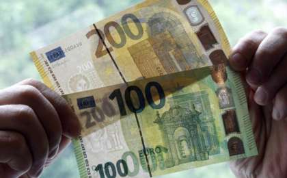 新版100欧元和200欧元纸币开始流通