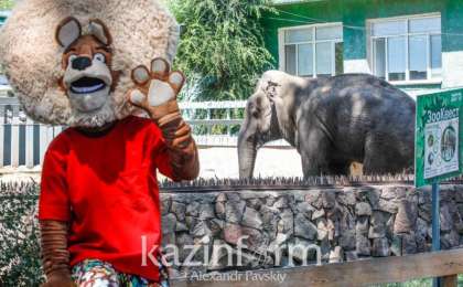 夏日的阿拉木图动物园