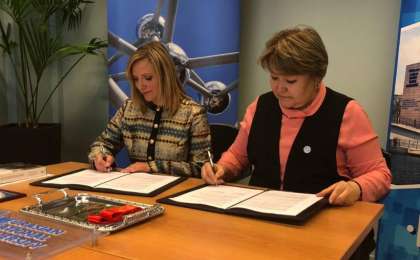 古米列夫国立欧亚大学比利时官方代表处开馆