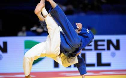 柔道世青赛：哈萨克斯坦选手摘得银牌