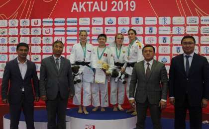 柔道亚洲公开赛首日：哈萨克斯坦代表团收获3枚金牌