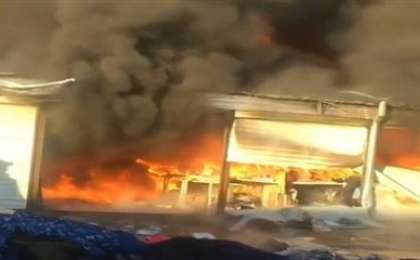 Таразда базар отқа оранды | КТК