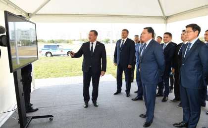 ПРЕМЬЕР-МИНИСТР РК А. МАМИН  ПОСЕТИЛ С РАБОЧИМ ВИЗИТОМ КЫЗЫЛОРДИНСКУЮ ОБЛАСТЬ