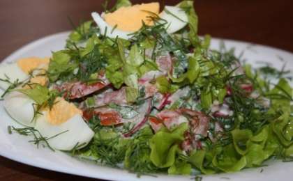 Көктем салатын қалай әзірлейді?