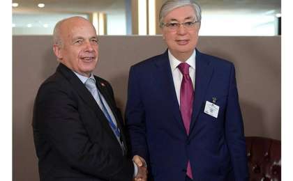 托卡耶夫：瑞士是哈萨克斯坦在欧洲的重要伙伴