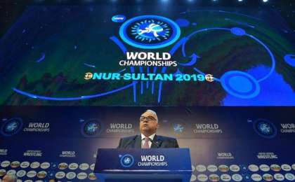 国际摔跤总会高度评价了在首都举行的摔跤锦标赛