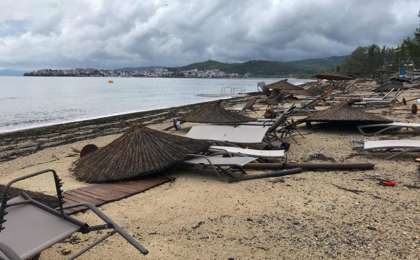 希腊北部遭暴风雨侵袭6人丧生