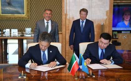 哈萨克斯坦与鞑靼斯坦加强石油天然气领域合作