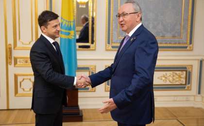 参议院副议长会见乌克兰总统泽连斯基