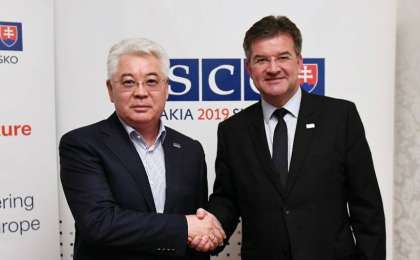 外长阿塔姆库洛夫会见欧安组织主席莱恰克