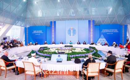 世界和传统宗教领袖大会或将谱写会歌