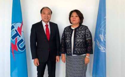 哈萨克斯坦驻联合国日内瓦办事处代表会见国际电联秘书长