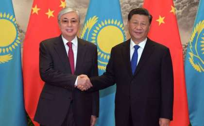 托卡耶夫总统会见中国国家主席习近平