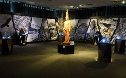 哈萨克斯坦国家象征“金人”在鞑靼斯坦展出