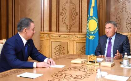 努尔苏丹·纳扎尔巴耶夫接见努尔兰·尼格马图林