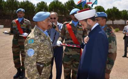 哈萨克斯坦驻黎巴嫩维和部队荣获联合国勋章