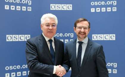 哈萨克斯坦外长会见欧安组织秘书长