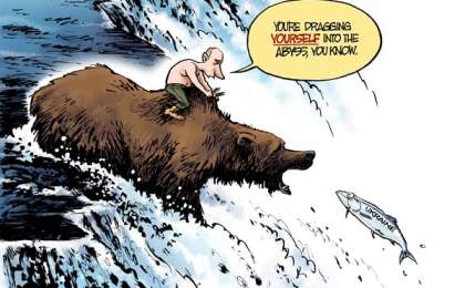 Ресей Батыстың алдында «жараланған аю» кейпіне енді