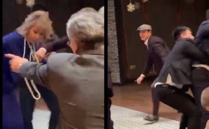 Эстрада әншілердің қырғын төбелескен видеосы тарады