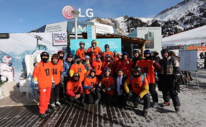 Қазақстан журналистері арасында тау шаңғысы бойынша жарыс өтті