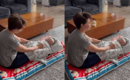 Немересін аяғына салып тербеткен Роза Рымбаева жұртты сүйсінтті