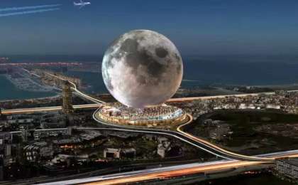 Дубайда Ай пішінінде зәулім ғимарат салынады