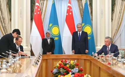 Қазақстан мен Сингапур арасындағы сауда-саттық көлемі 2 миллиард долларға жуықтады