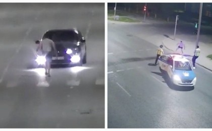 Нұр-Сұлтанда мас азамат көшедегі көліктерге пышақ ала жүгірген (видео) - Қазақстан жаңалықтары