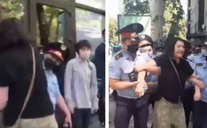 Белсенді Әсия Төлесова полиция қызметкерін ұрды: Оған екі бап бойынша айып тағылады - Қазақстан жаңалықтары